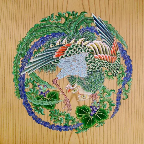 鳳凰の彫刻